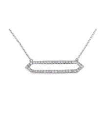 HEXAGON STYLE DIAMOND NECKLACE (TN386)